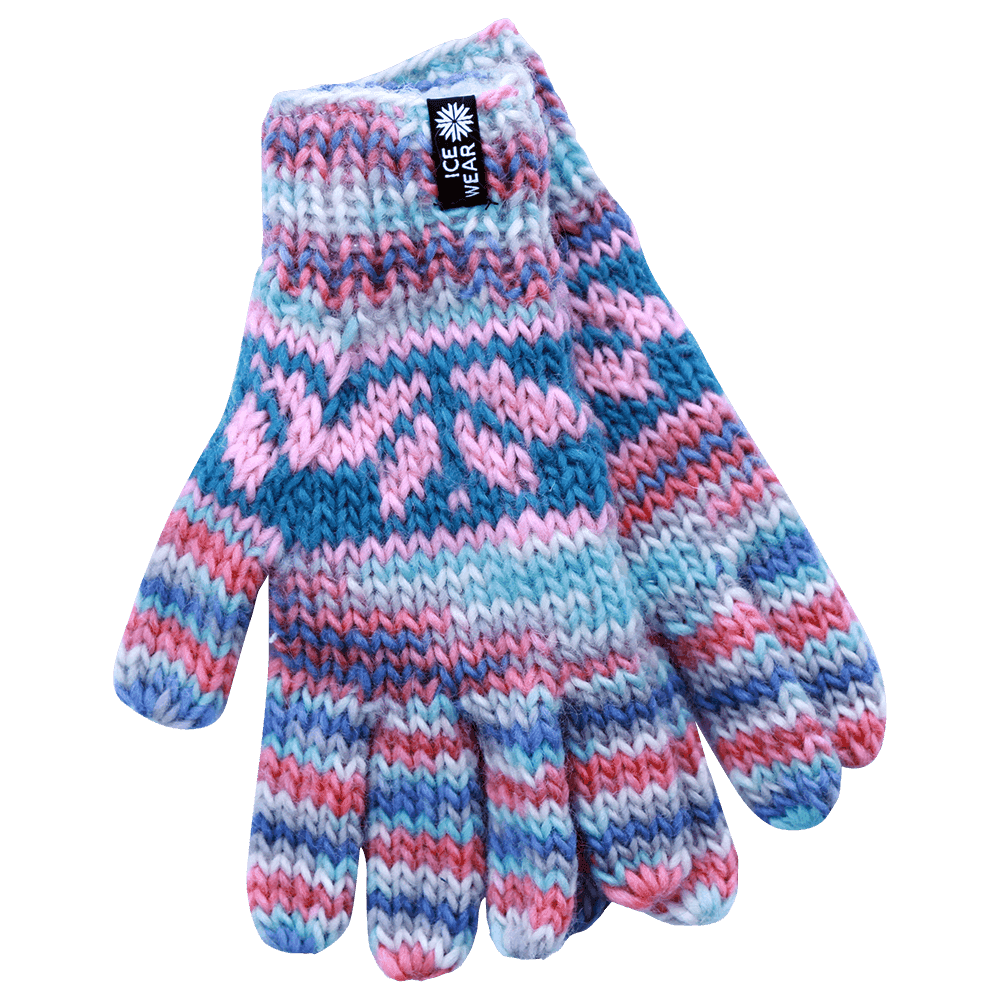 Daley hand knitted wool gloves