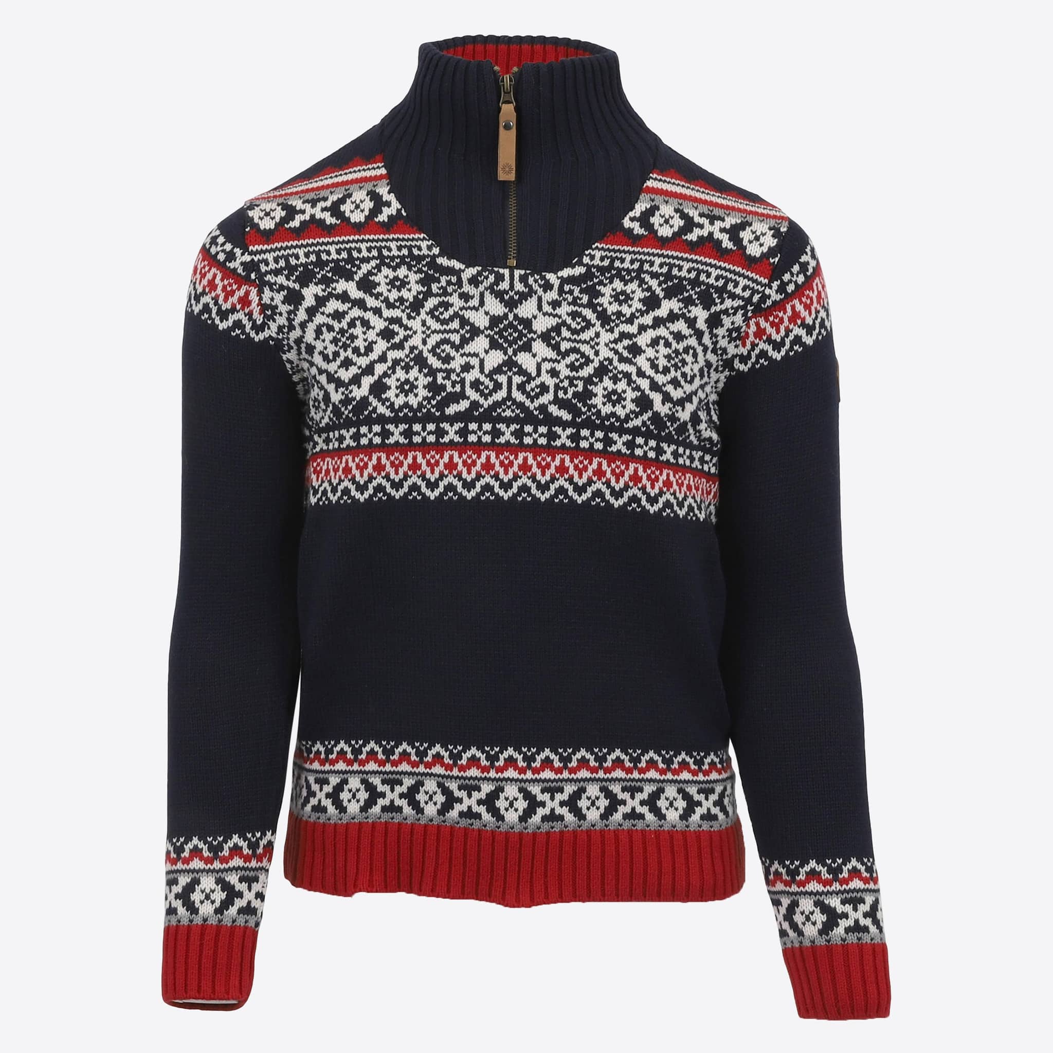 Oslo kids sweater with Norwegian patterns
